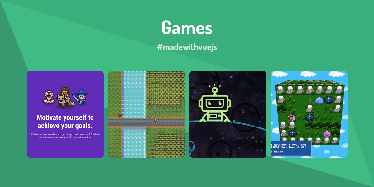 I made a collection of multiplayer browser games using Vue.js and